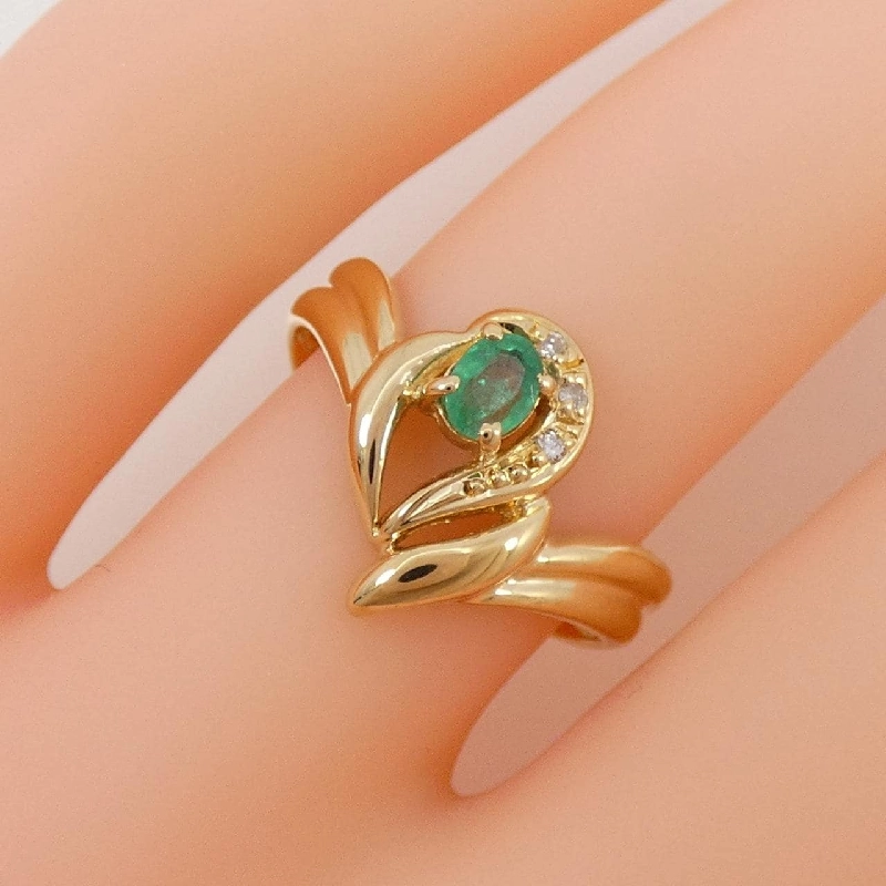 Nhẫn Emerald K18YG 672350
