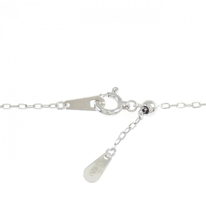 K18WG/PT850 Dây chuyền kim cương chéo 0.70CT - Hàng hiệu Authentic 862116