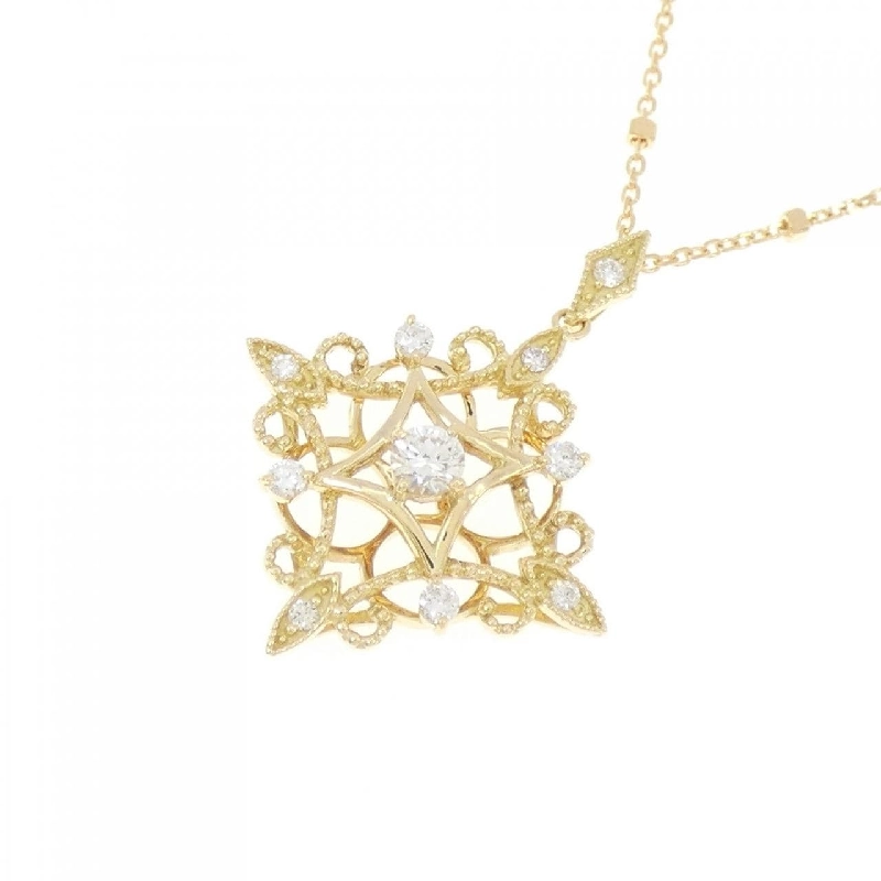 Dây chuyền kim cương K18YG 0.20CT - Hàng hiệu Chính hãng 862474