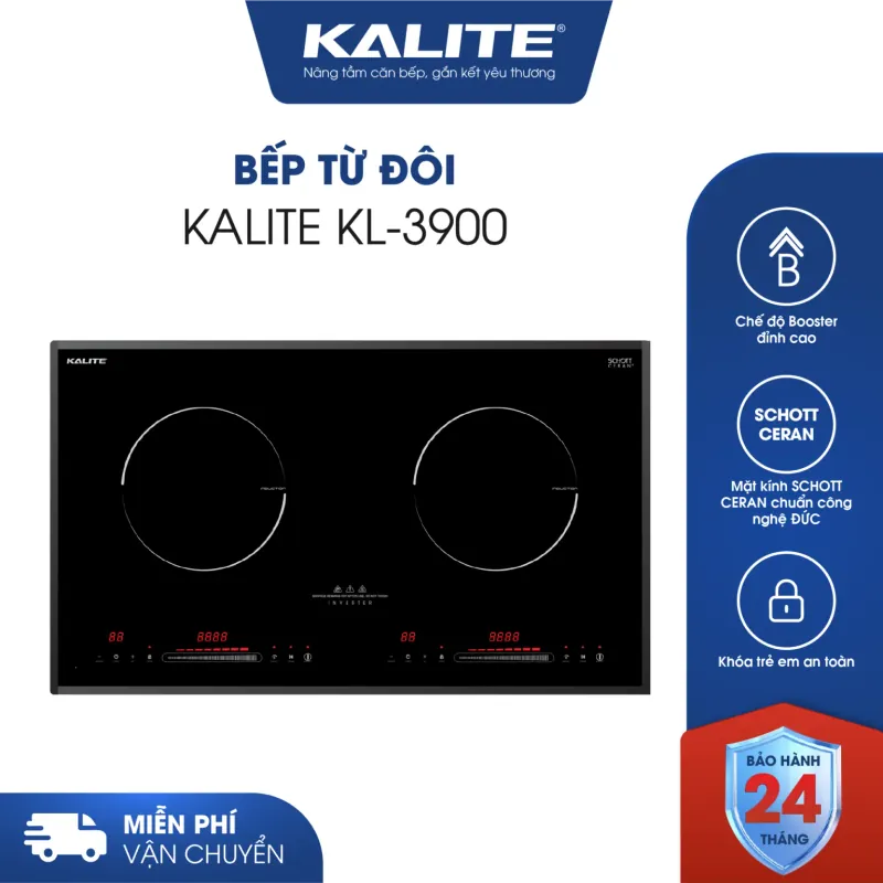 💥 Kalite KL-3900 – Hai vùng nấu độc lập, đa nhiệm cực tiện! 717077