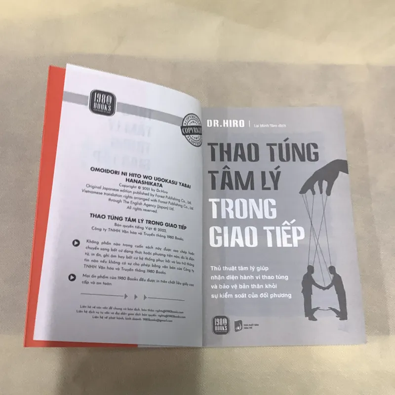 THAO TÚNG TÂM LÝ TRONG GIAO TIẾP- DR. HIRO 739969