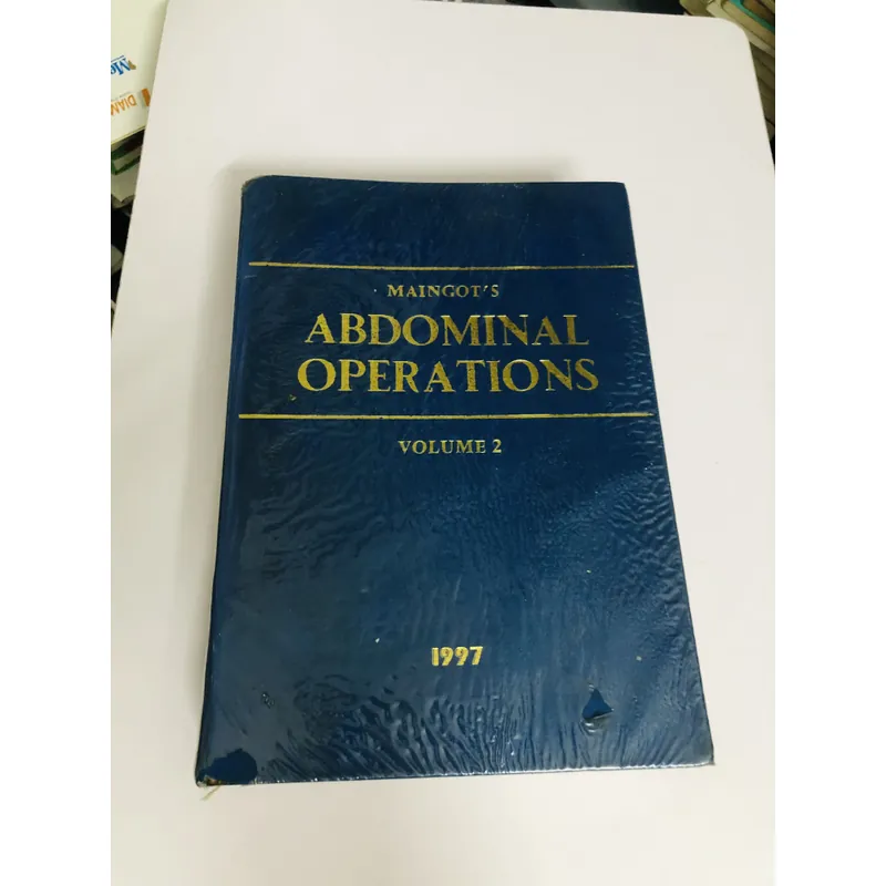 📘 ABDOMINAL OPERATIONS – MAINGOT’S (VOLUME 2) 700892