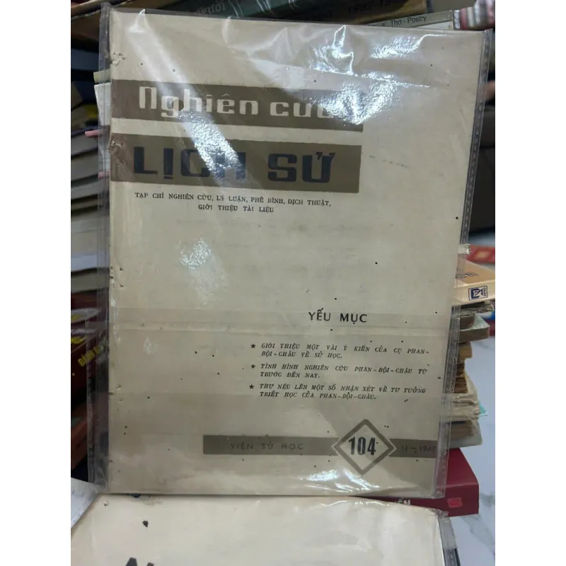 Tạp chí Nghiên cứu Lịch sử - Số 104 - Tháng 11/1967 703367