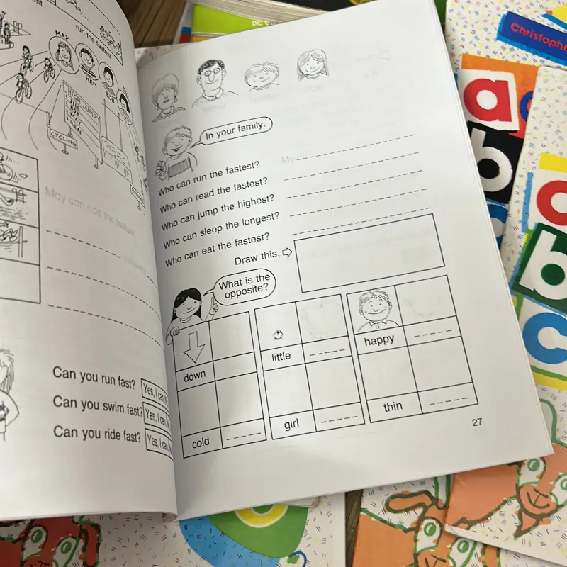 Bộ 6 quyển sách tiếng Anh activity book for childreb 1031493