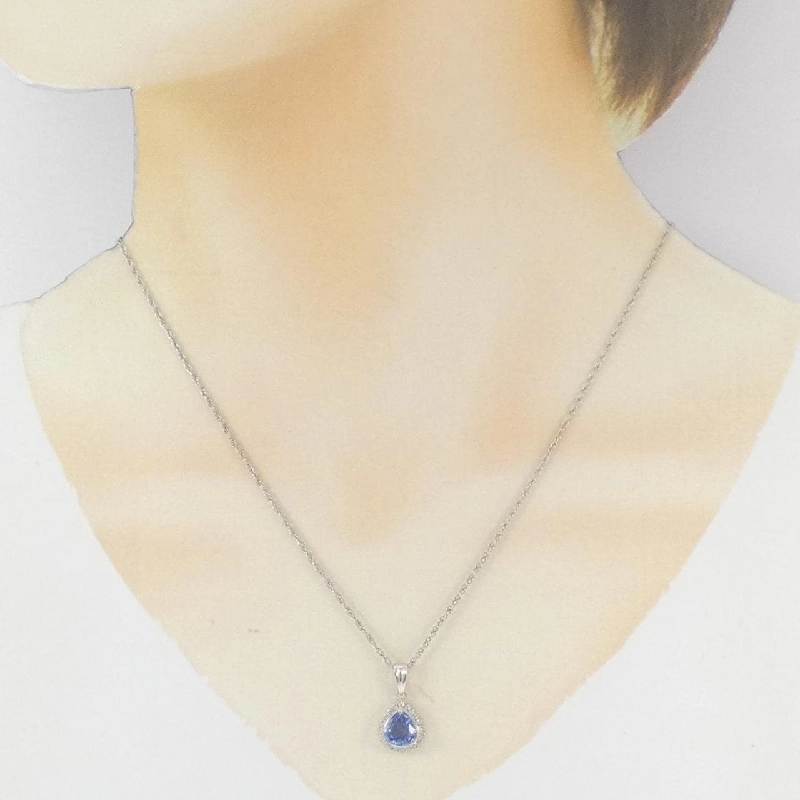 Dây chuyền Sapphire PT900/PT850 1.43CT - Hàng hiệu Chính hãng 856166