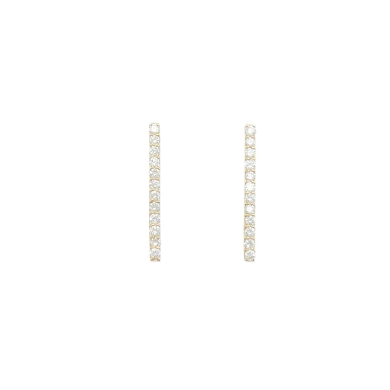 K18YG Bông tai kim cương 0.40CT - Hàng hiệu Chính hãng 865518