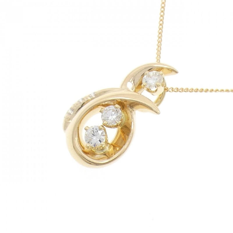 K18YG Dây chuyền kim cương 0.32CT - Hàng hiệu Chính hãng 856860