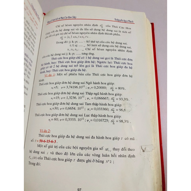 📚 HẰNG SỐ LUÂN HỒI THÁI CỰC HOA GIÁP – Nguyễn Ngọc Thạch 503481