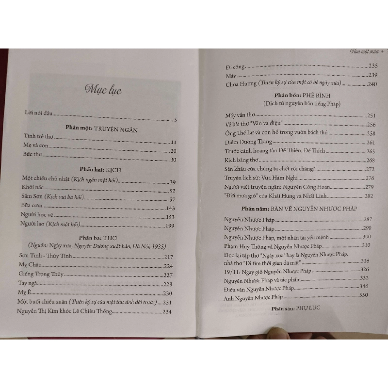 Nguyễn Nhược Pháp hoa một mùa  - Xb 2018 - 363 trang - Bìa mềm - Kt 16 x 24 VĂN HỌC ANTQ0810 919844