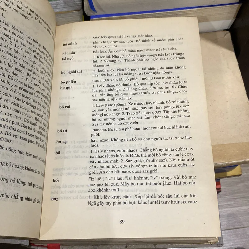 TỪ ĐIỂN VIỆT - MÔNG (VIỆT - HMÔNGZ), sách bìa cứng, xb 1996 674911