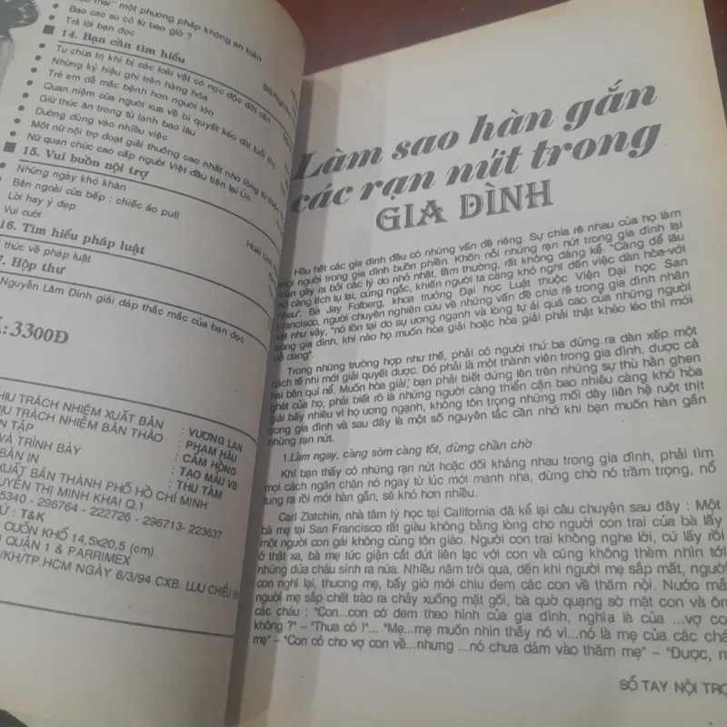 SỔ TAY NỘI TRỢ tập 56 778668