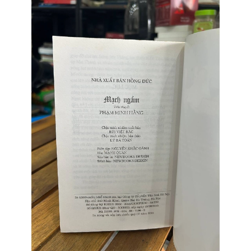 Mạch Ngầm - Phạm Minh Hằng - Phạm Minh Hằng 961008