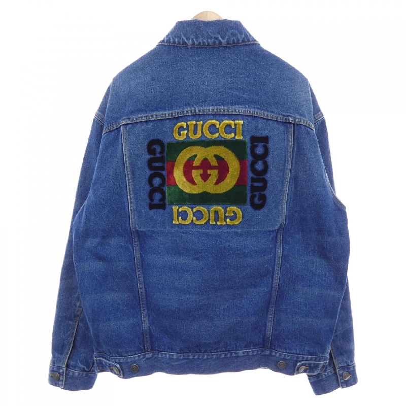 Gucci Interlocking G 475024-XDAAT Áo khoác denim - Hàng hiệu Chính hãng 886020