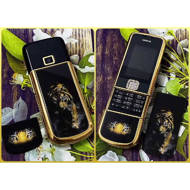 Miếng Da Dán Điện Thoại Nokia 8800 Arte Mẫu Kính Tráng Gương Cao Cấp 4128