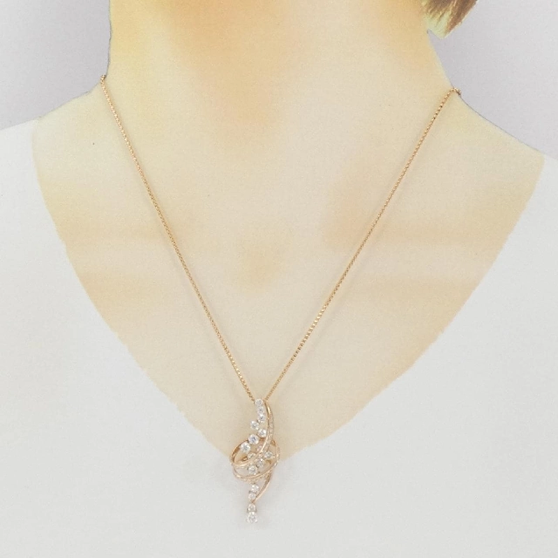 K18PG Dây chuyền kim cương 2.00CT - Hàng hiệu Chính hãng 857419