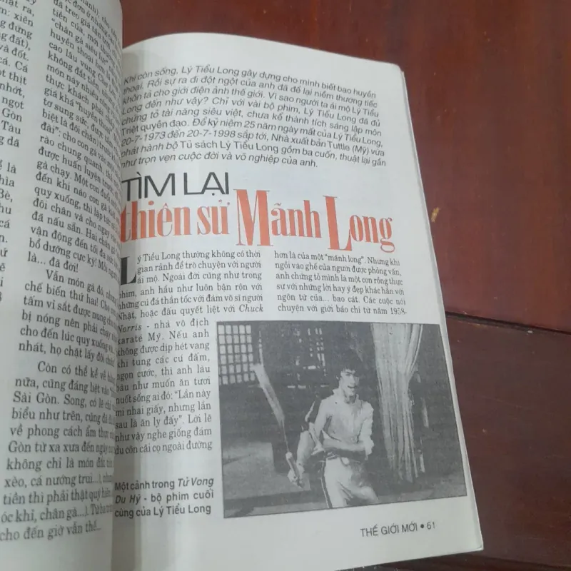 THẾ GIỚI MỚI số 273 ngày 16.2.1998 1031585