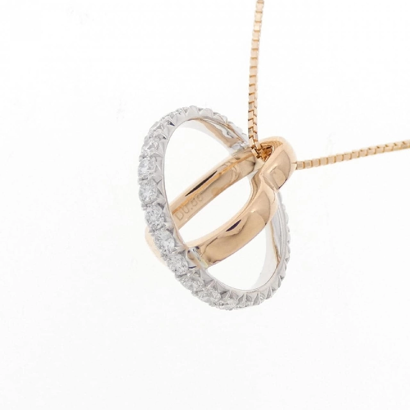 K18PG/K18WG Dây chuyền trái tim kim cương 0.56CT - Hàng hiệu Chính hãng 859642