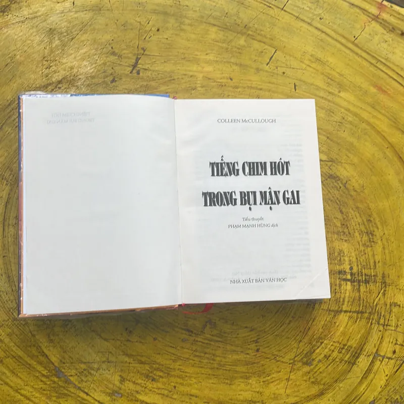 TIẾNG CHIM HÓT TRONG BỤI MẬN GAI (3)- COLLEEN MCCULLOUGH 704240