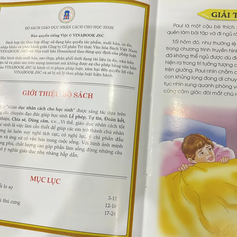 Giáo dục nhân cách cho học sinh : ĐỪNG LO SỢ - in cán bóng - trọn bộ có 29 quyển 1026641