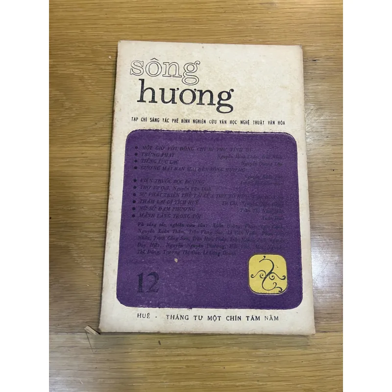 Tạp Chí Sông Hương (Huế) Số 12,14,15,16 (1985) 784833
