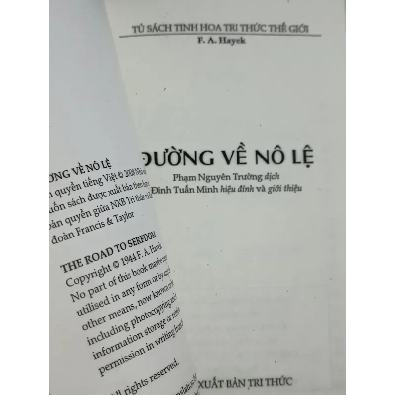 Đường về nô lệ (Hayek) 777813
