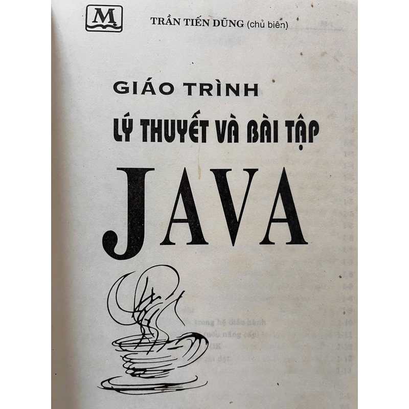 GIÁO TRÌNH LÝ THUYẾT VÀ BÀI TẬP JAVA 528653