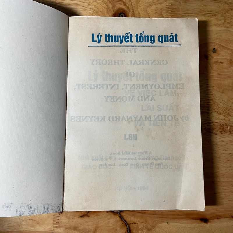 II Lý Thuyết Tổng Quát Về Việc Làm, Lãi Suất Và Tiền Tệ - JOHN MAYNARD KEYNES - 1994 466411