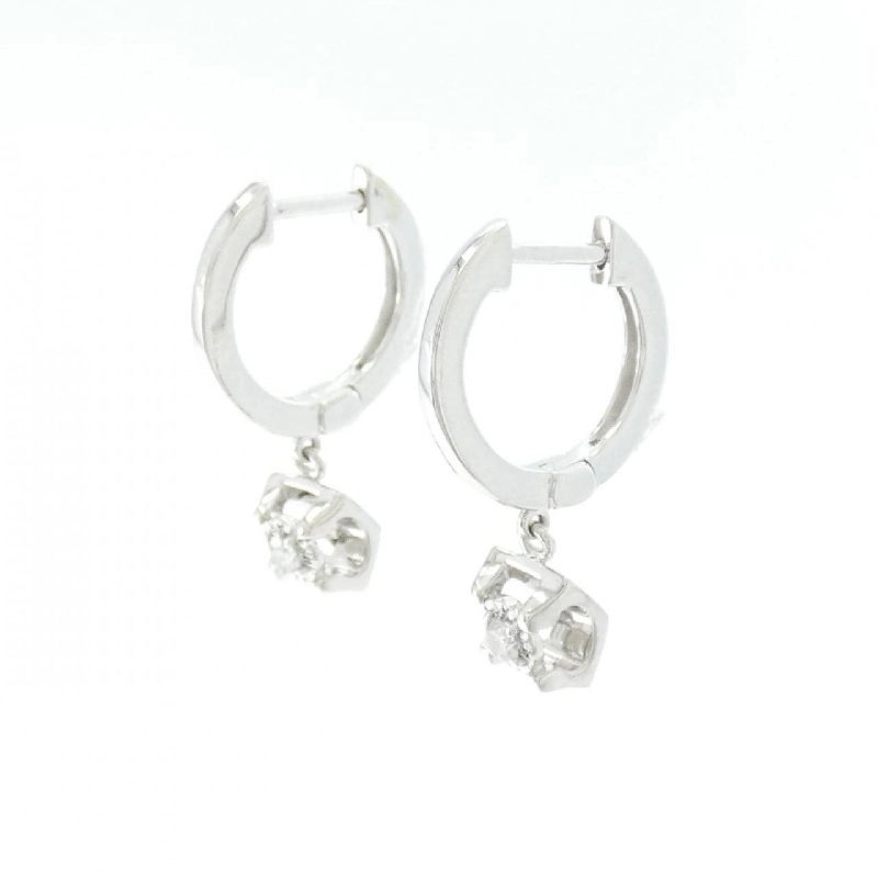 Bông tai kim cương 750WG 0.066CT - Hàng hiệu Chính hãng 869961