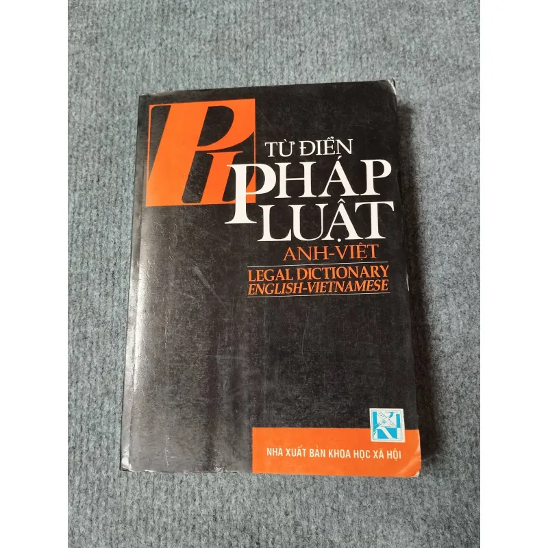 TỪ ĐIỂN PHÁP LUẬT ANH - VIỆT 729263