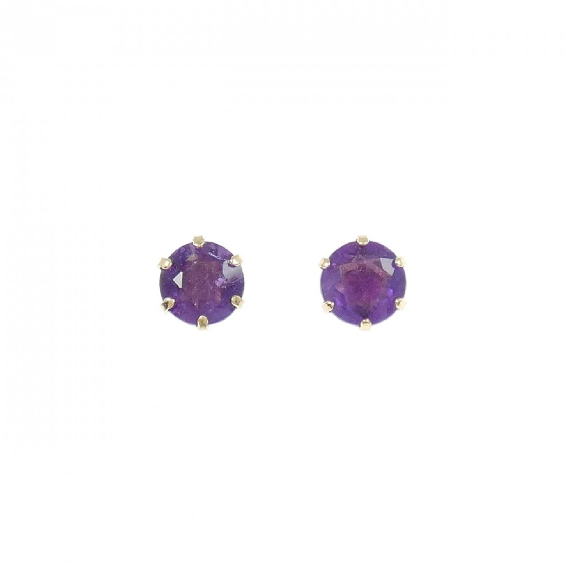 K18YG Amethyst Bông tai - Hàng hiệu Chính hãng 869847