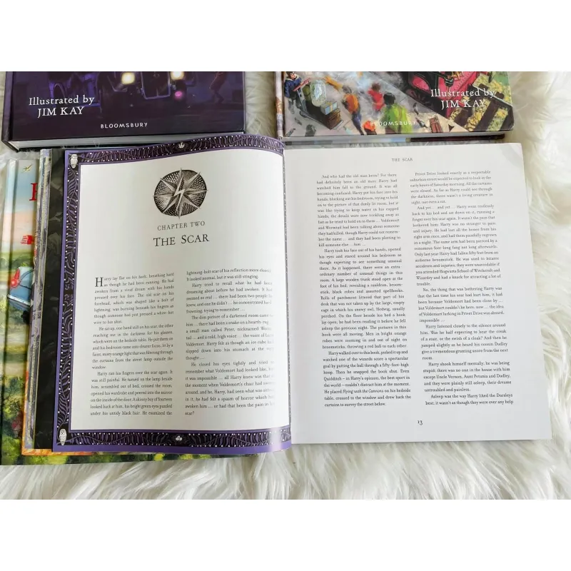 HARRY POTTER (Sách nhập) - Bộ 4 quyển Bìa cứng siêu đẹp 758753