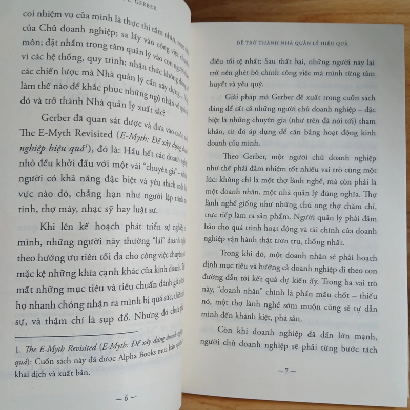 Để Trở Thành Nhà Quản Lý Hiệu Quả - Michael E. Gerber 507388