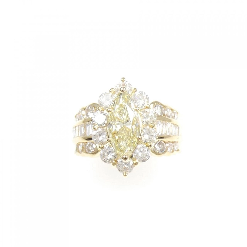 Nhẫn kim cương K18YG 1.622CT 670350