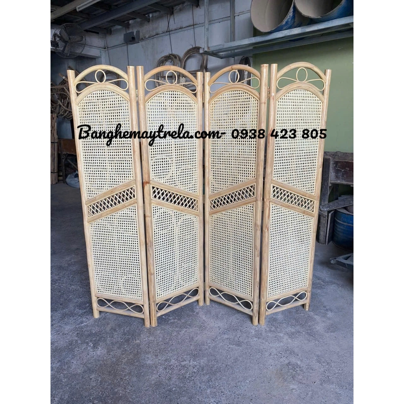 Bình phong mây tre tự nhiên 496192