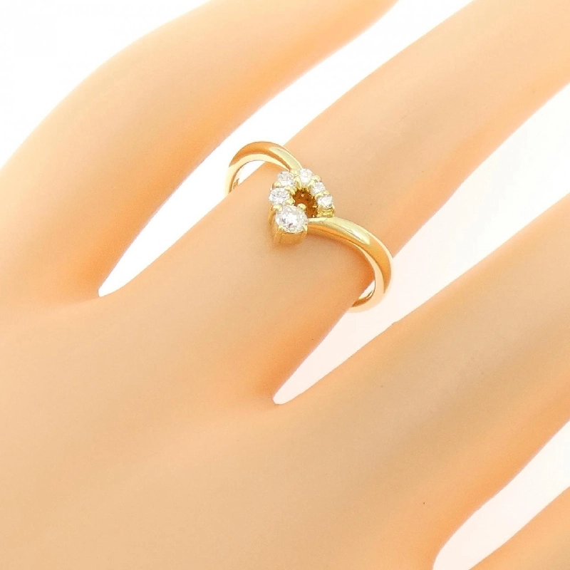 Nhẫn kim cương K18YG 0.15CT 667470