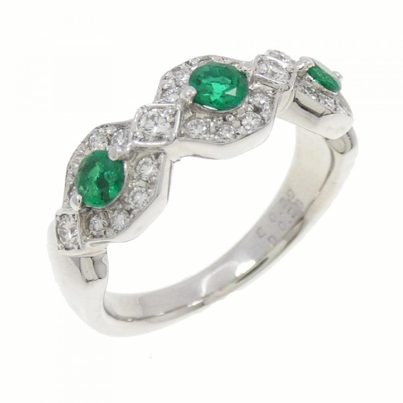 Nhẫn Emerald PT900 0.29CT 672761