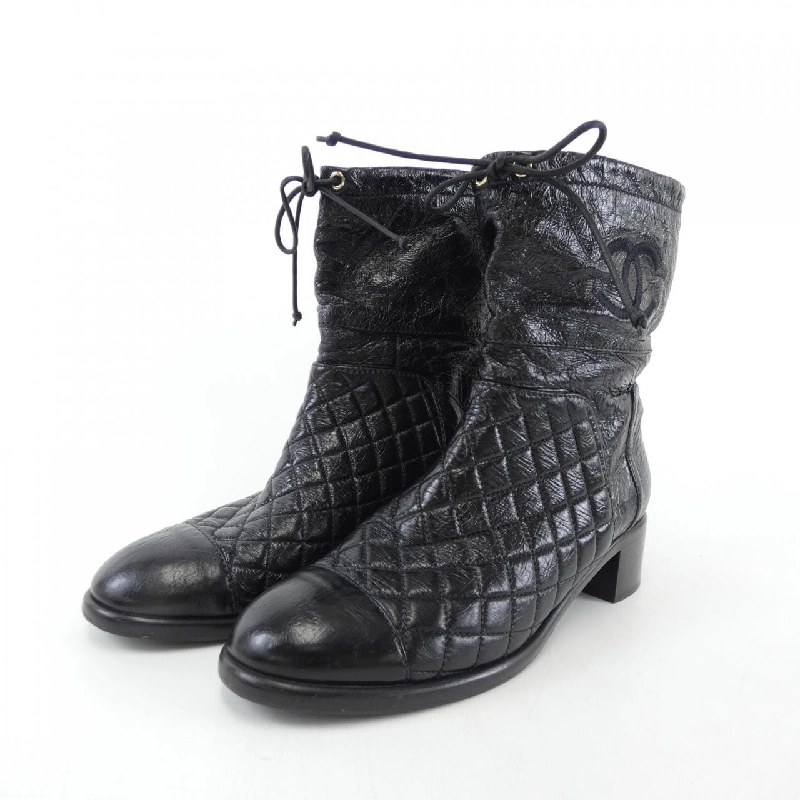 【Khuyến mãi】Giày bốt CHANEL 665043