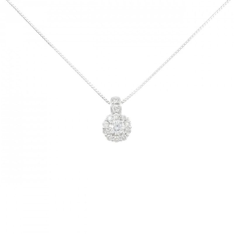 K18WG Dây chuyền kim cương 0.11CT - Hàng hiệu Chính hãng 857298