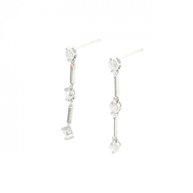 K18WG Bông tai kim cương 0.50CT - Hàng hiệu Chính hãng 867384