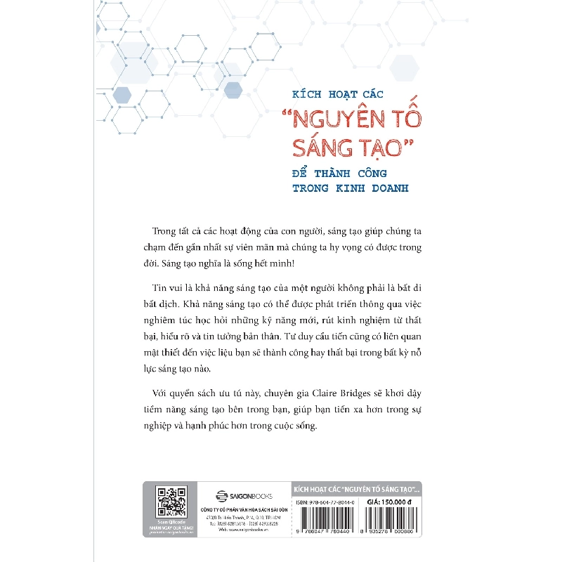 Kích Hoạt Các "Nguyên Tố Sáng Tạo" Để Thành Công Trong Kinh Doanh - Claire Bridges 296452