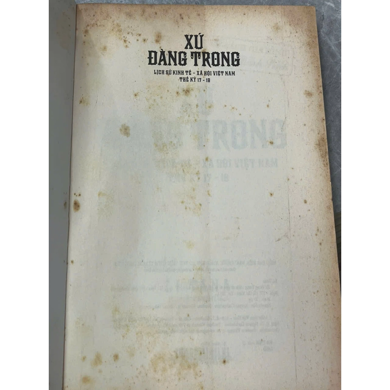 XỨ ĐÀNG TRONG LỊCH SỬ- KINH TẾ XÃ HỘI VIỆT NAM THẾ KỶ 17-18 545041