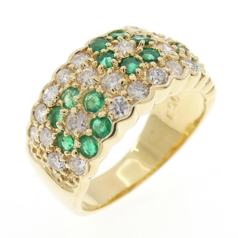 Nhẫn Emerald K18YG 0.60CT - Hàng hiệu Chính hãng 852398