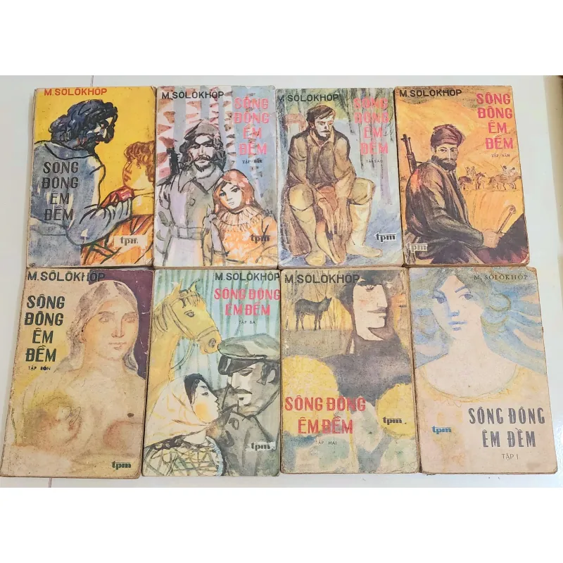 Trọn bộ VH kinh điển SÔNG ĐÔNG ÊM ĐỀM, 8 tập (Mikhail A. Sholokhov) 757762