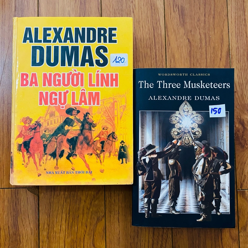 Combo 2 cuốn Ba người lính ngự lâm - Alexander Dumas ( Tiếng Việt +Tiếng Anh)  475848
