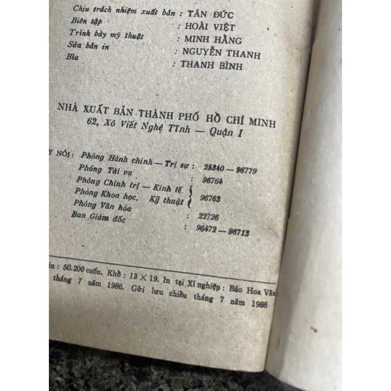 NB 3? Minh Kiên, Phạm Xuân Lục, Ngọc Vũ, Nguyễn Trần Thiết XB 1986 787273