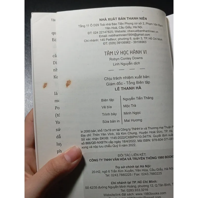 Sách Tâm lý học hành vi - quản lý cảm xúc, làm chủ bản thân  755685