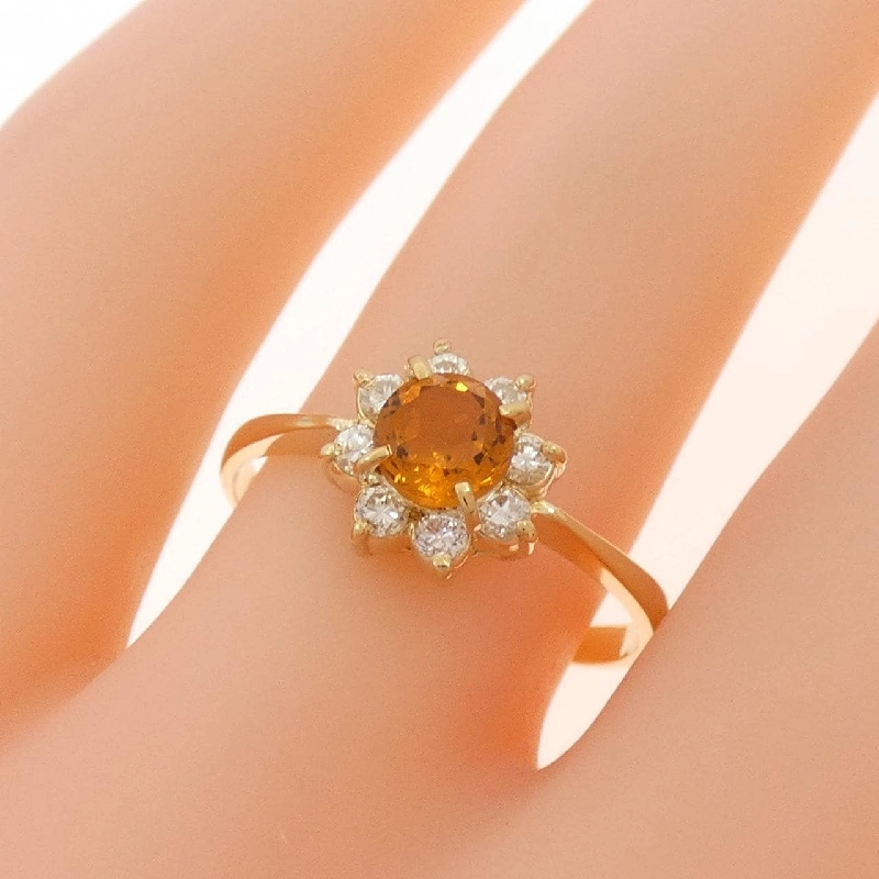 Nhẫn Citrine K18YG 668646