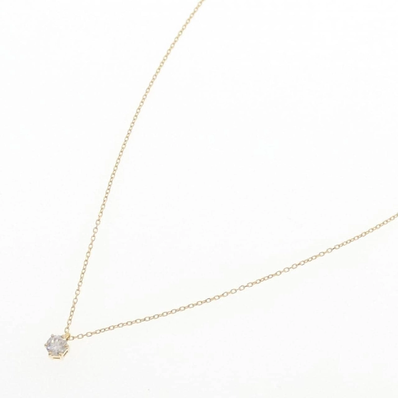 K18YG Solitaire Dây chuyền kim cương 0.09CT - Hàng hiệu Chính hãng 860962