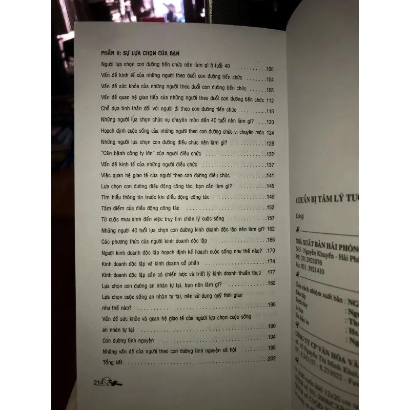 Chuẩn bị tâm lý tuổi 40 - Kokuji 781016