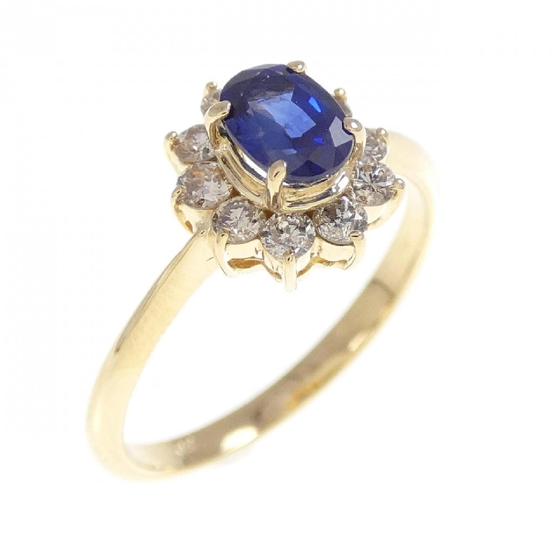 Nhẫn Sapphire K18YG 0.3CT 667657